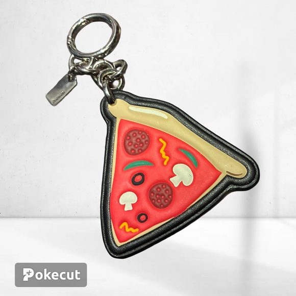 Coach Pizza Slice Keychain - Picture 1 of 6